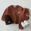 Embroidered Cute Bear - Baby Wear Set