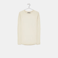 Waffle knit sweater
