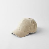Faux suede cap