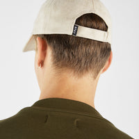 Faux suede cap