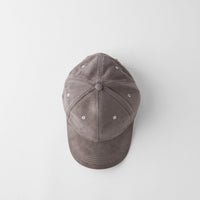 Faux suede cap