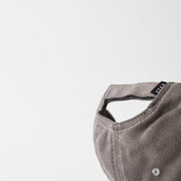 Faux suede cap