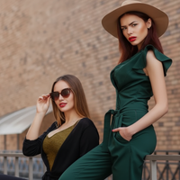 Emerald Elegance Wrap Dress