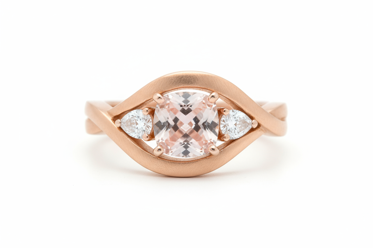 Elegant Rose Gold Band Ring