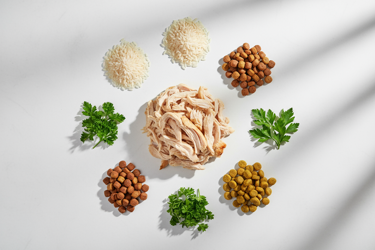 Chicken & Rice Crunch Kibble - Dog Food