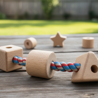 Parrot Rope Twist Toy - Colorful Bird Perch