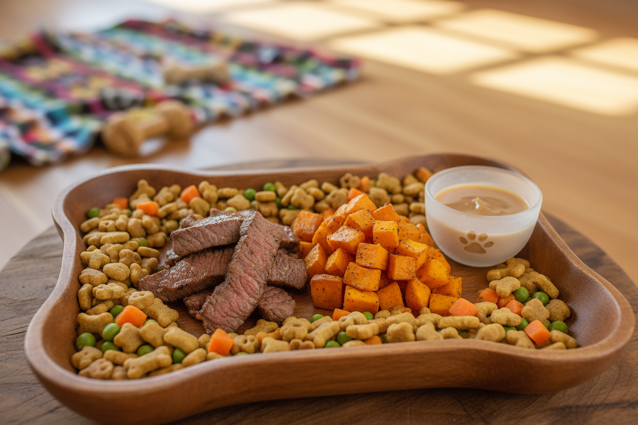 Beef Flavored Dry Meal - Dog Food