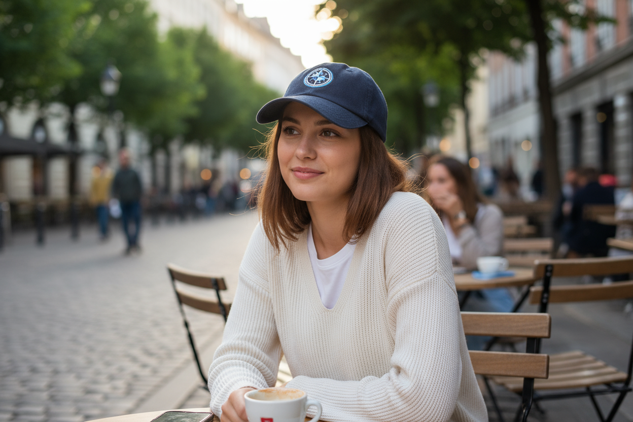 Navy Blue Streetwear Cap