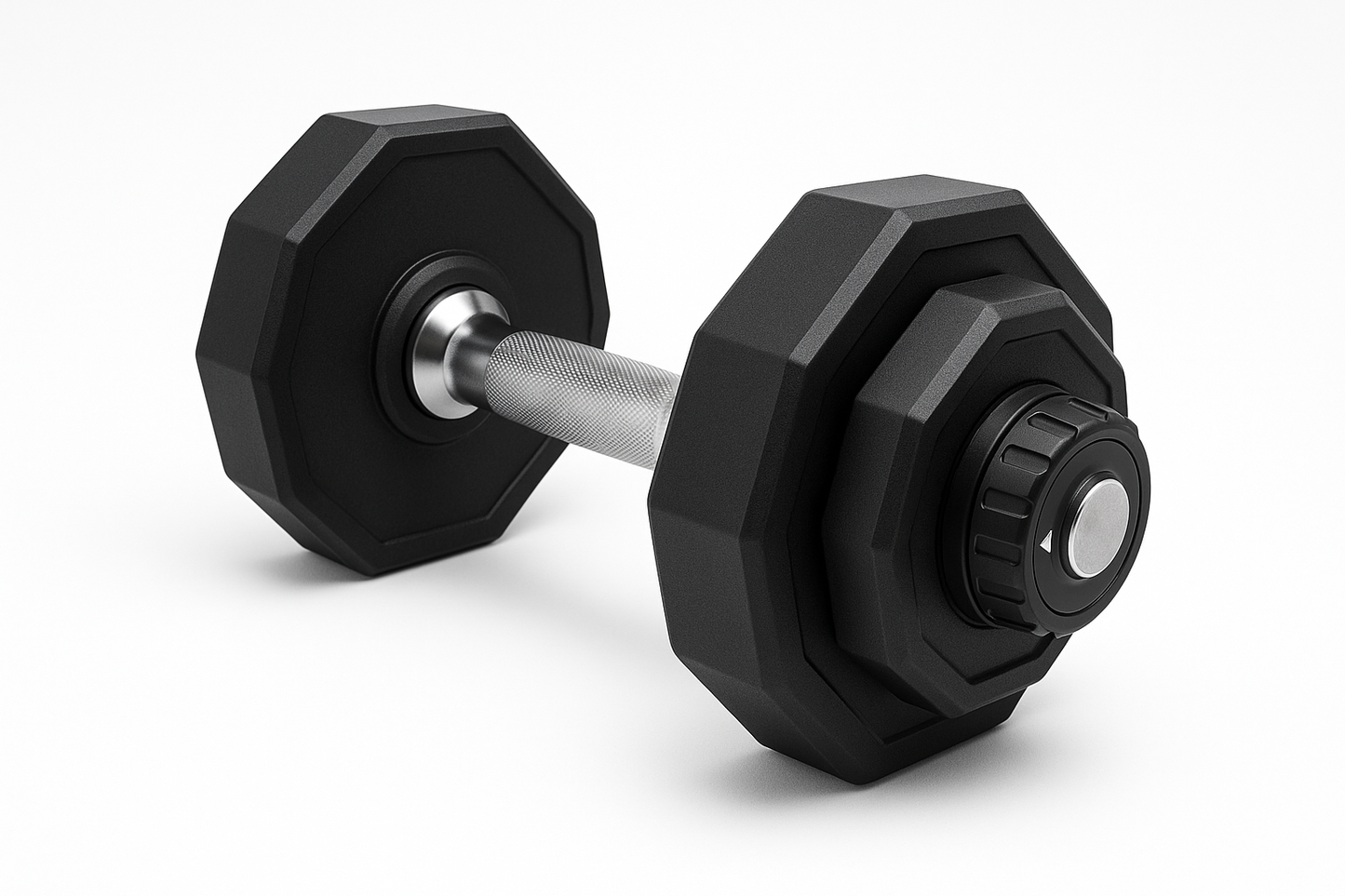 Twist-Lock Adjustable Dumbbell - Hexagonal Weight Plates