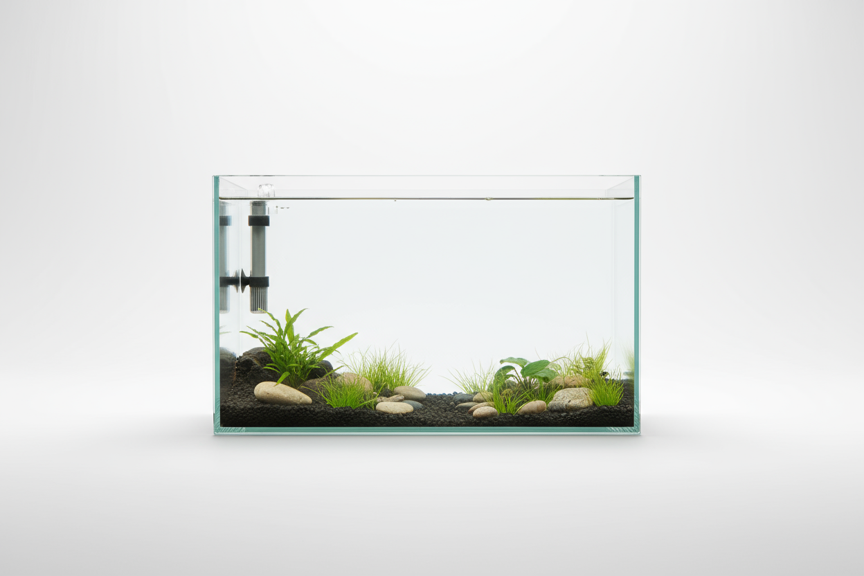 Premium Glass Aquarium (20-30L) - Rimless