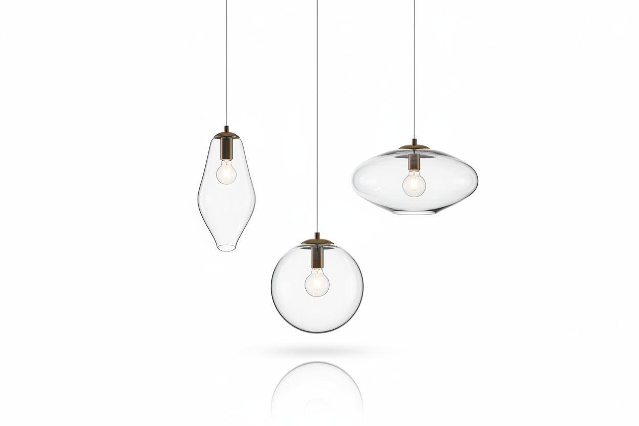 Trio Glass Lamps