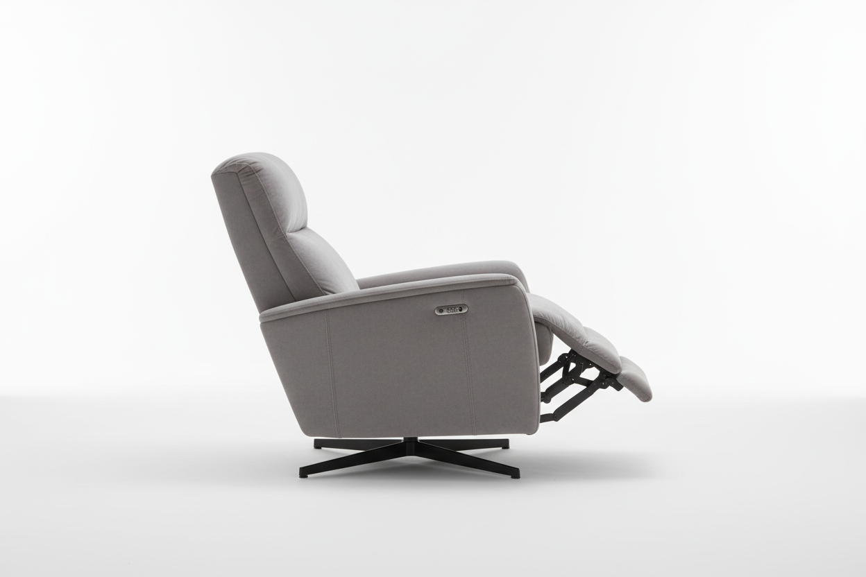 Soft Grey Recliner
