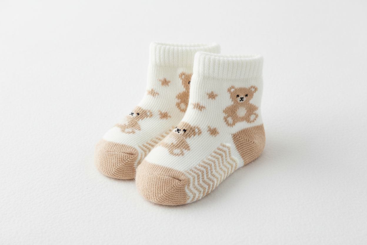 Newborn Socks Pattern Display