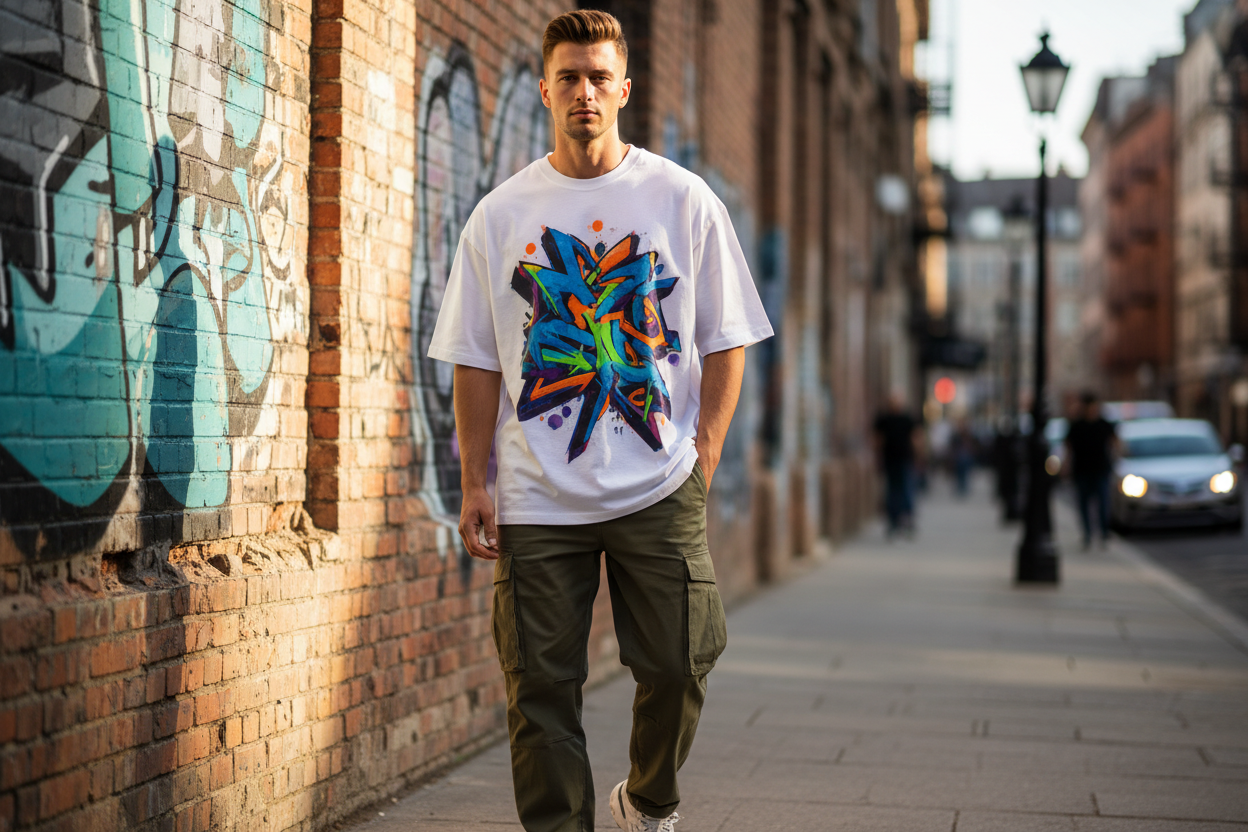 White Graphic T-Shirt