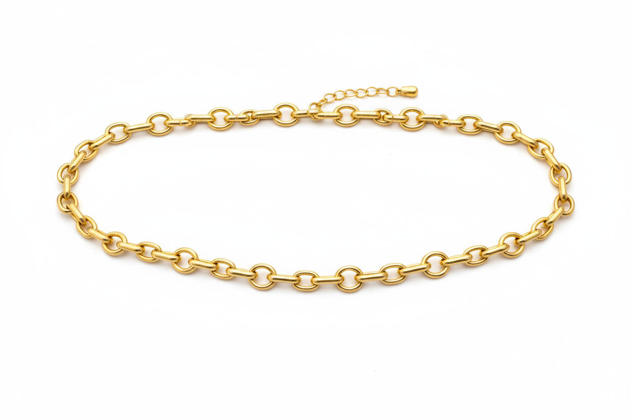 Medium Weight Gold Chain Necklace