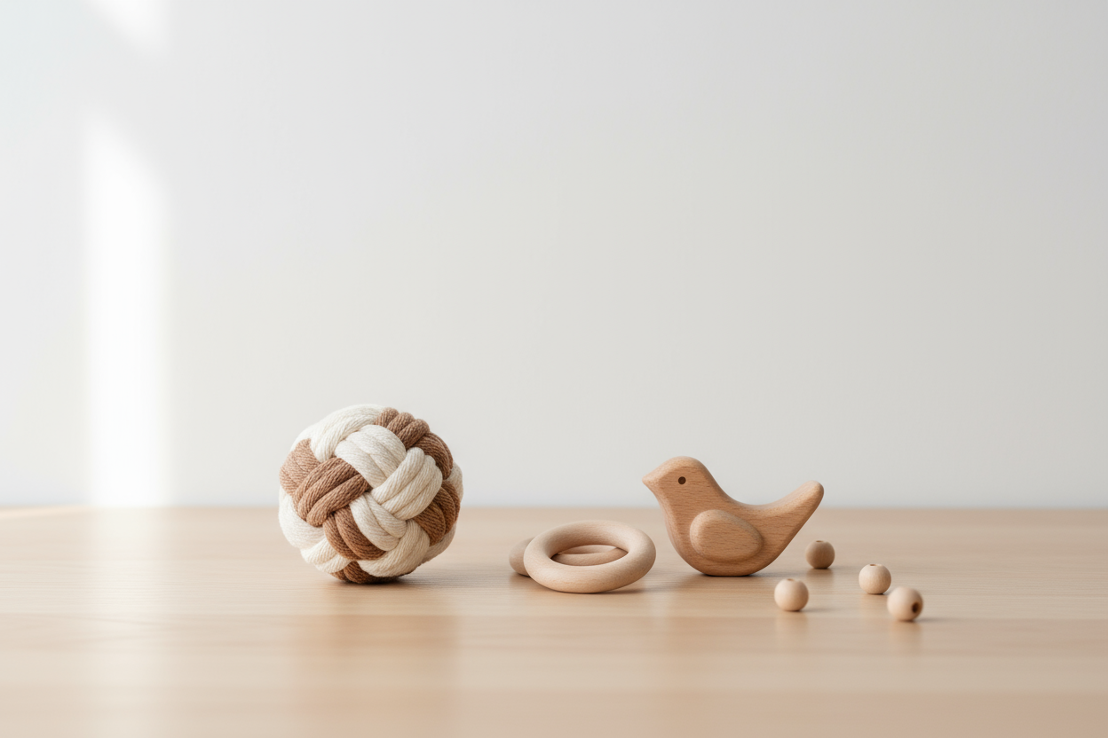 Bunny Chew Ball - Natural Hay Fiber Toy