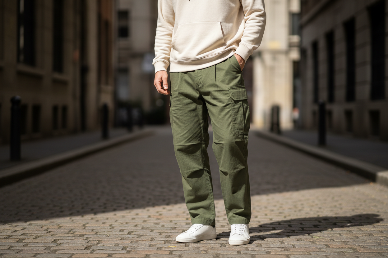 Olive Green Cargo Pants
