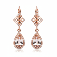 Elegant Rose Gold Stud Earrings