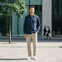 Navy Blue Casual Shirt