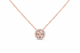 Medium Weight Rose Gold Pendant Necklace
