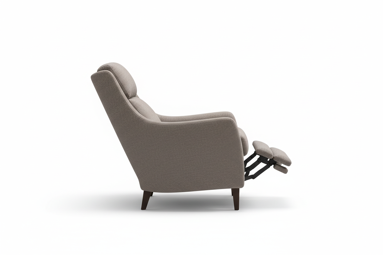 Soft Grey Recliner