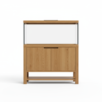 Wooden Aquarium Stand - Oak Finish