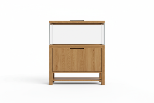 Wooden Aquarium Stand - Oak Finish
