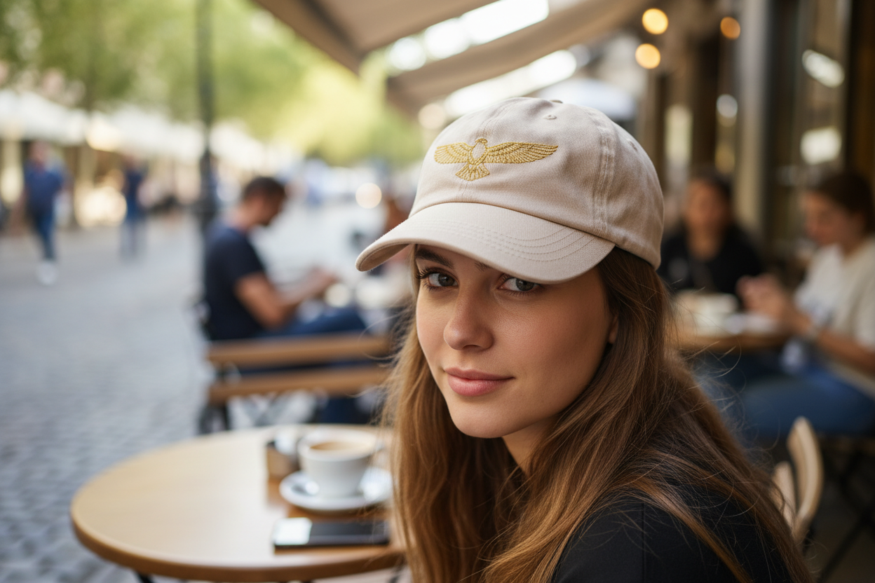 Beige Streetwear Cap
