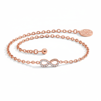 Elegant Rose Gold Chain Bracelet