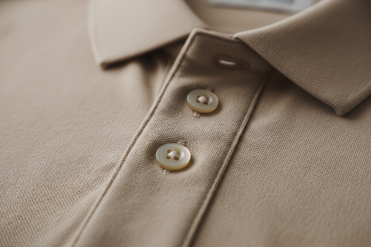 Button Collar Detail