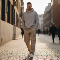 Sand Beige Cargo Pants