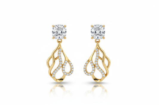 Elegant Gold Drop Earrings