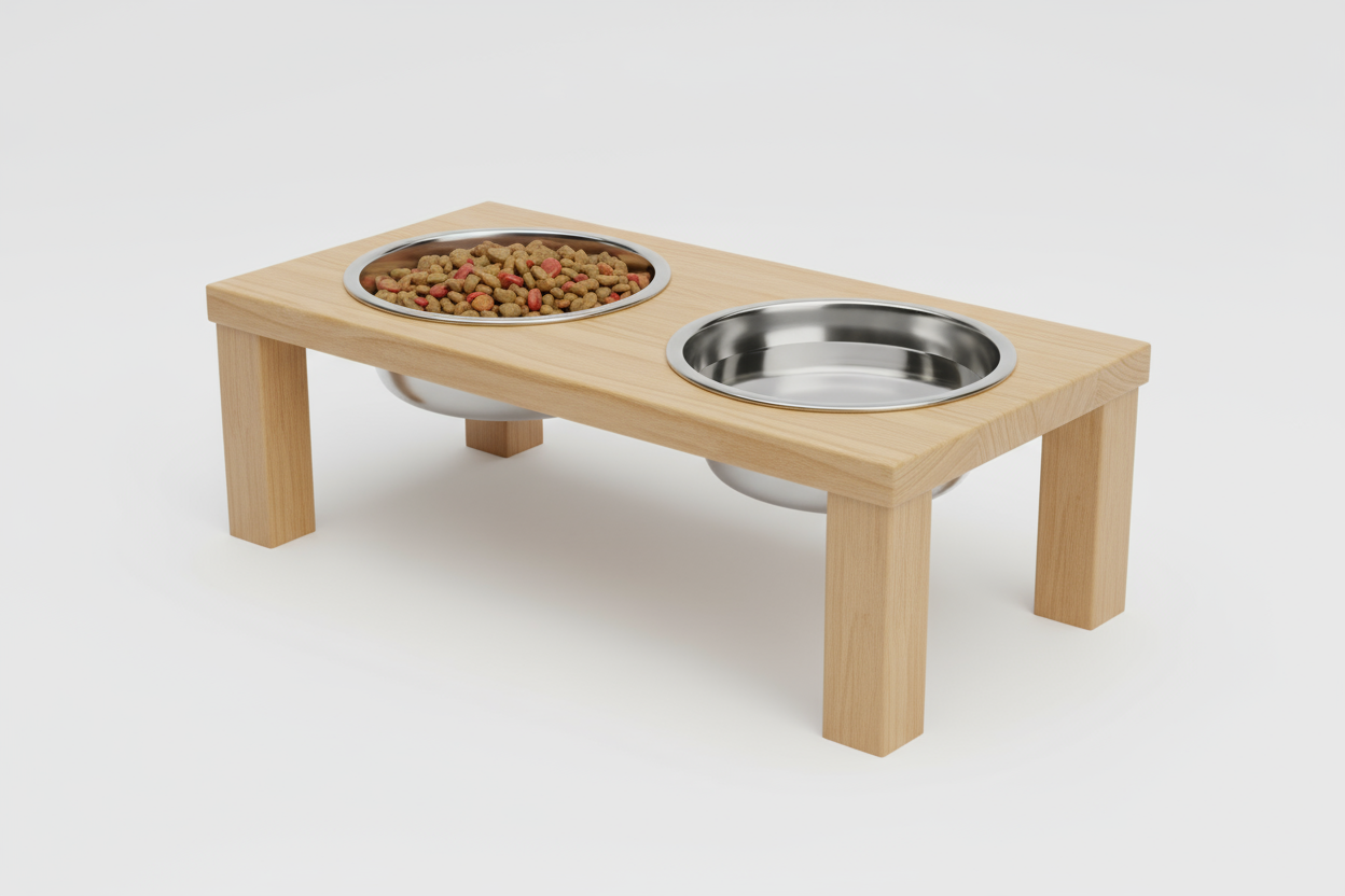 Feeding Station - Dual Bowl Stand (Elevated)