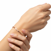 Elegant Rose Gold Chain Bracelet