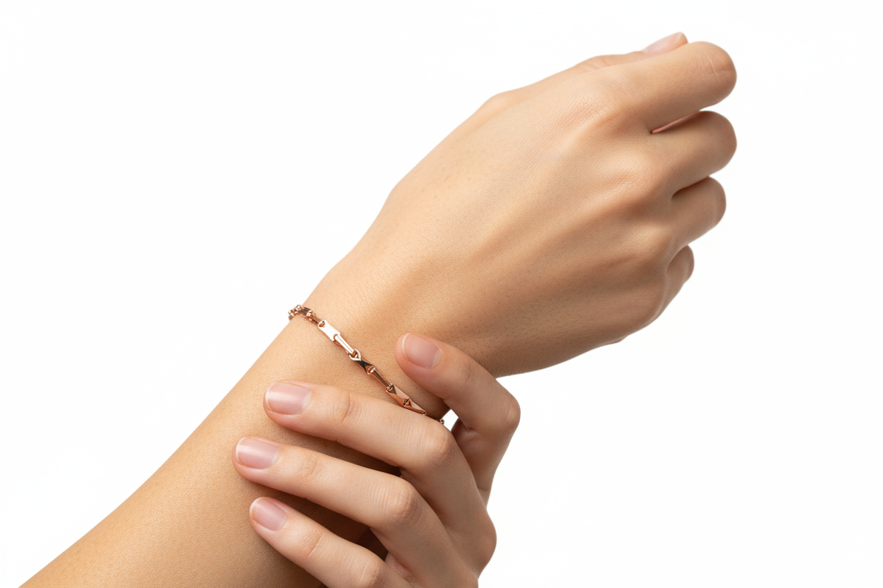 Elegant Rose Gold Chain Bracelet