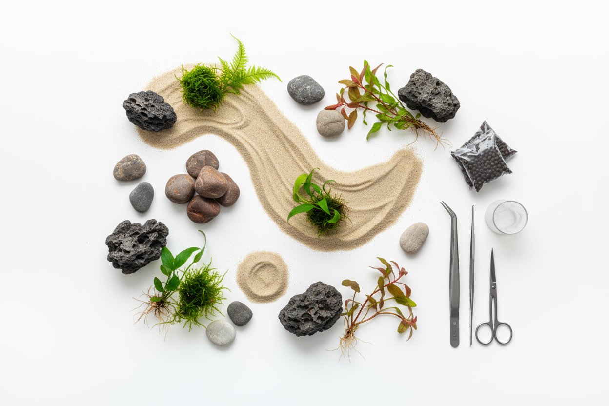 Premium Glass Aquarium (20-30L) - Rimless