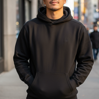 Black Pullover Hoodie