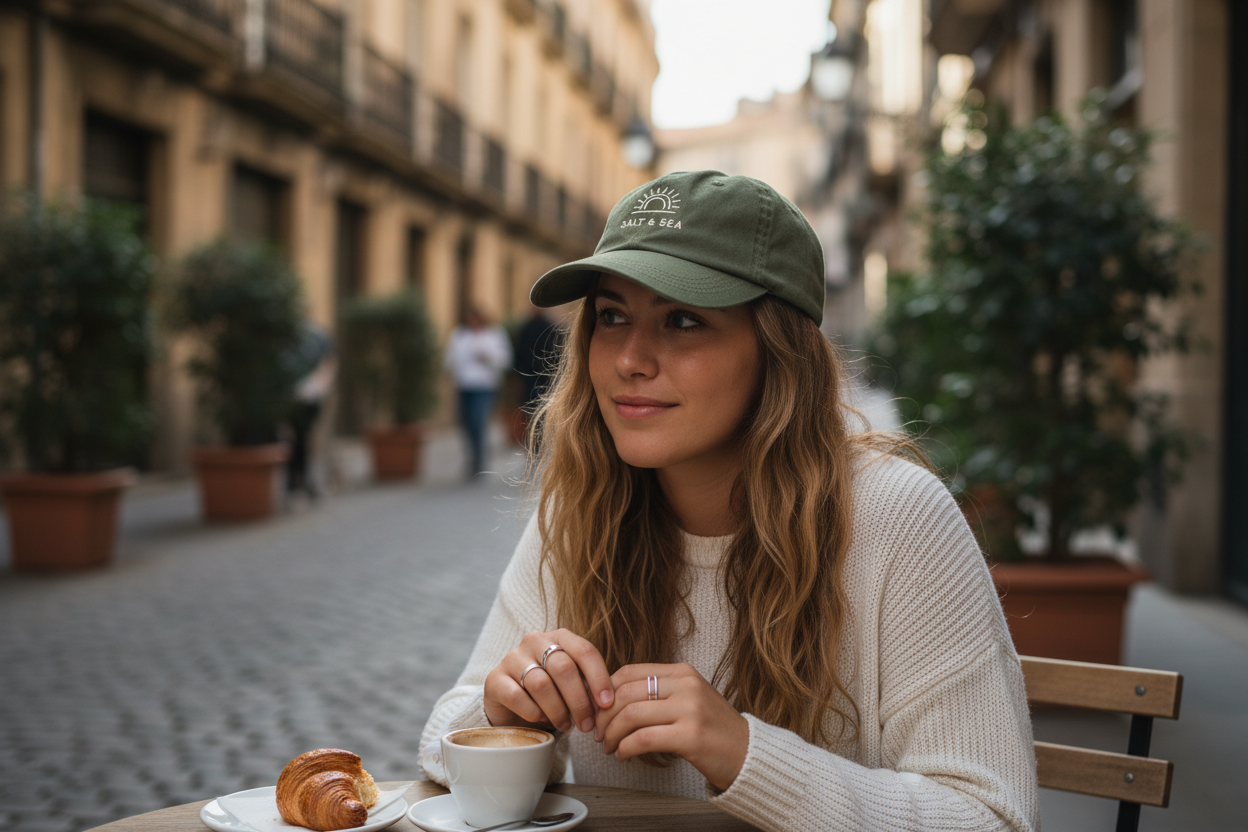 Olive Green Streetwear Cap