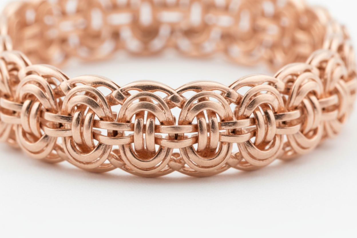 Elegant Rose Gold Chain Bracelet