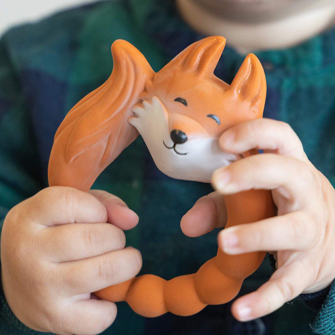 Natruba Teether - Fox - Orange