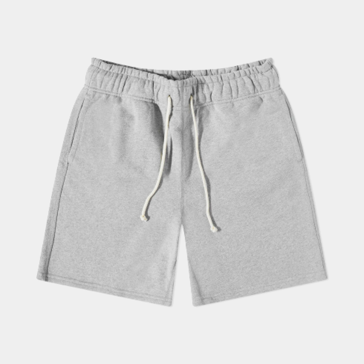 LIGHT GREY SWEAT SHORTS FOR BOYS