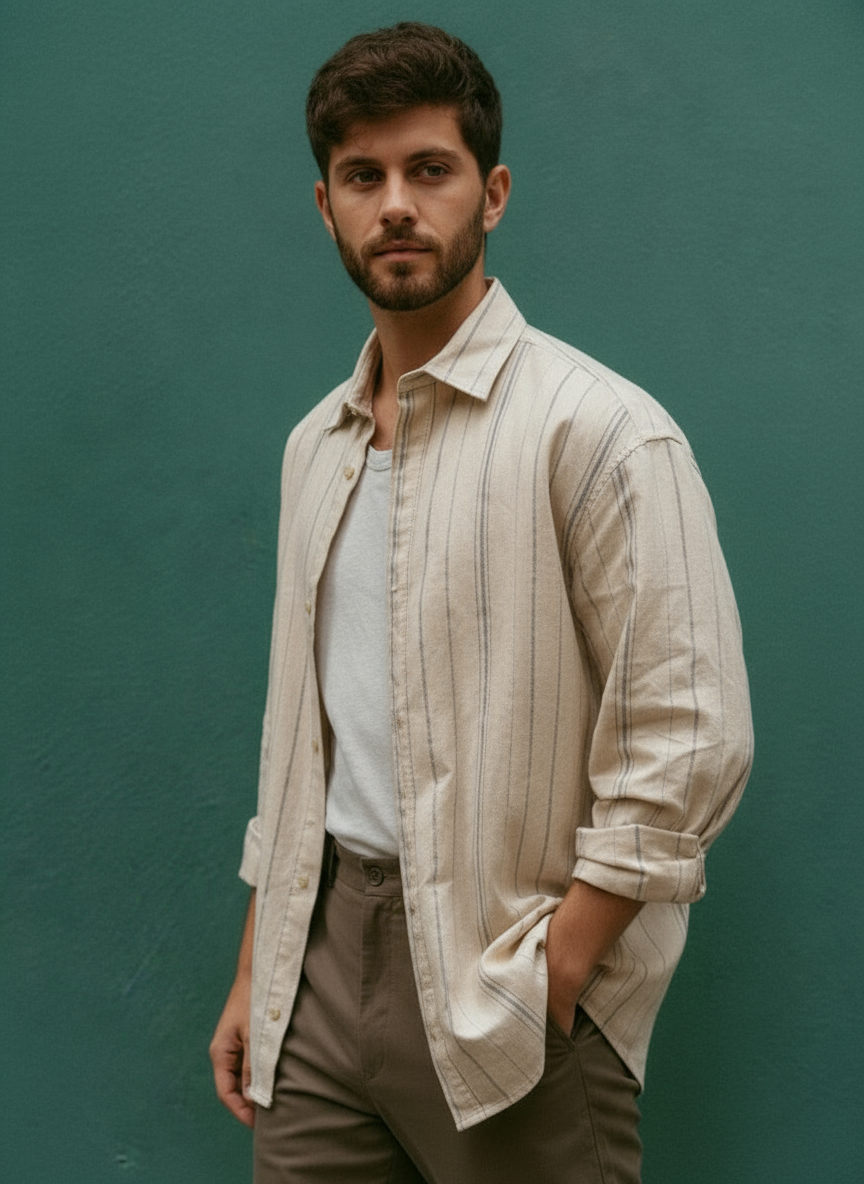 Coastal Breeze Linen Shirt