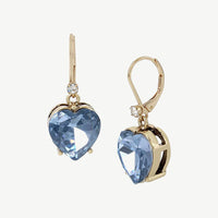 Plated Crystal Styd Earrings