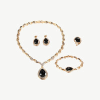 Plated Crystal Styd Earrings