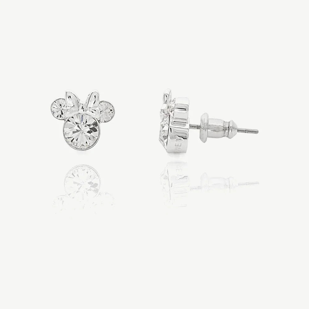 Plated Crystal Styd Earrings