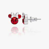 Plated Crystal Styd Earrings