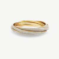 Interlocking Bangle Bracelet